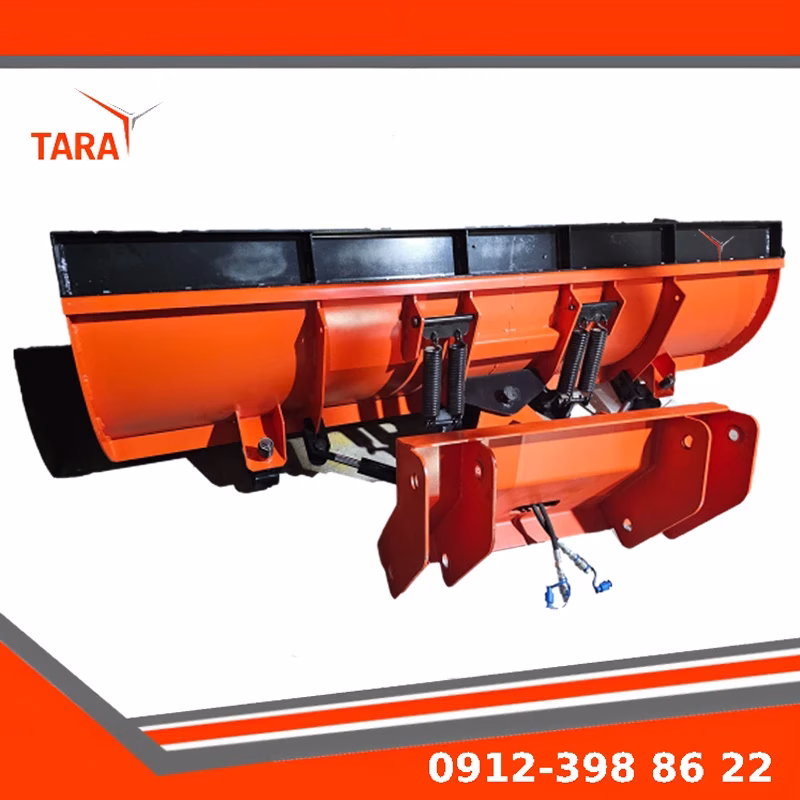 برف روب جلوبند بکهو برای پروژه برفروبی