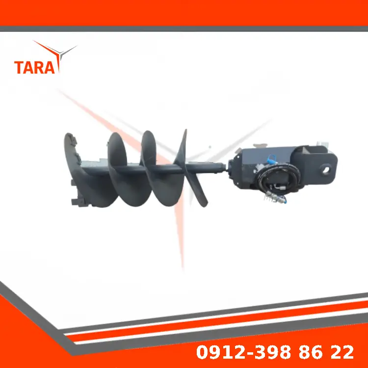 مته چاله کن تراکتوری