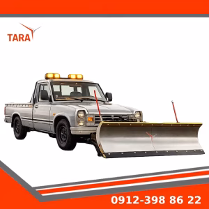 عملکرد برف روب نیسان هنگام پاکسازی خیابان از برف