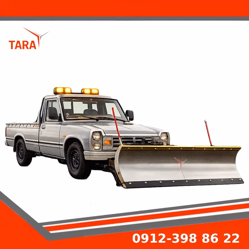 عملکرد برف روب نیسان هنگام پاکسازی خیابان از برف
