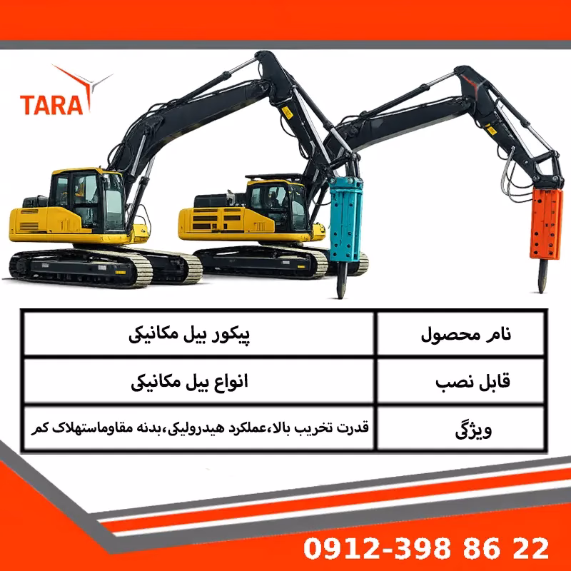 چکش هیدرولیکی معدن برای شکستن سنگ و استخراج معادن