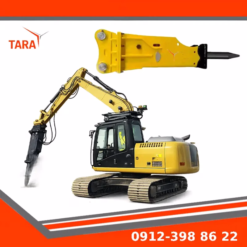 قطعات چکش هیدرولیکی شامل پیستون، قلم، سیلندر و بوش