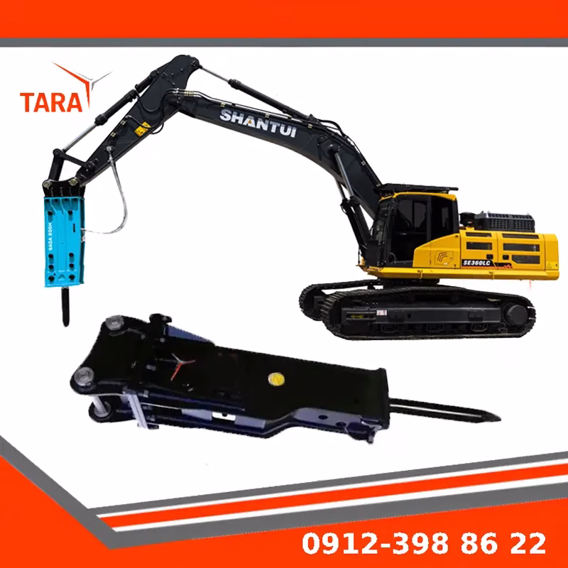 خرید چکش هیدرولیکی بیل مکانیکی مناسب پروژههای راهسازی و معدن