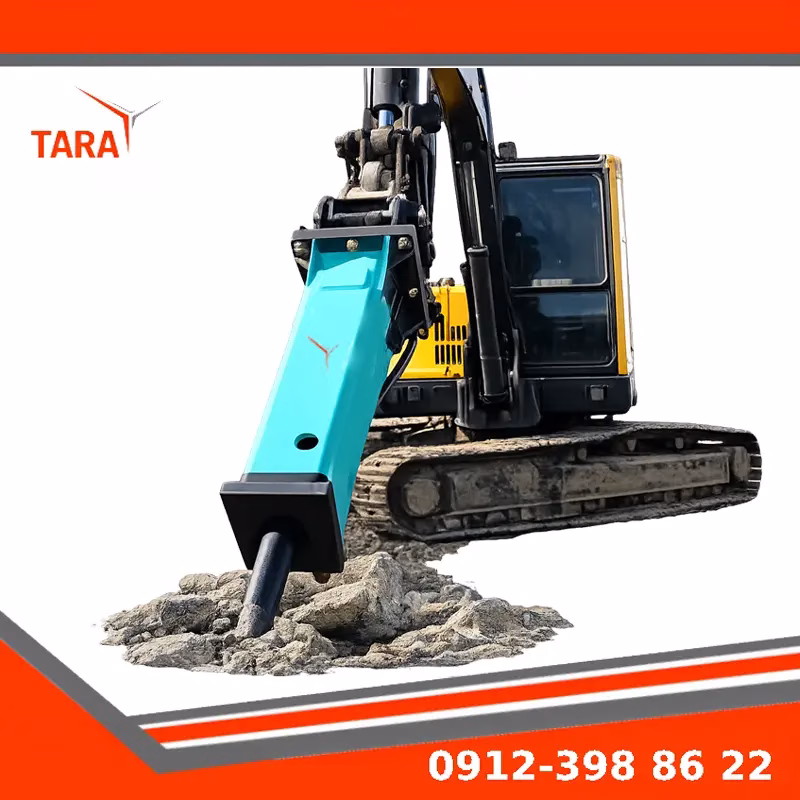 پیکور بیل مکانیکی نصب شده روی بیل مکانیکی برای عملیات تخریب